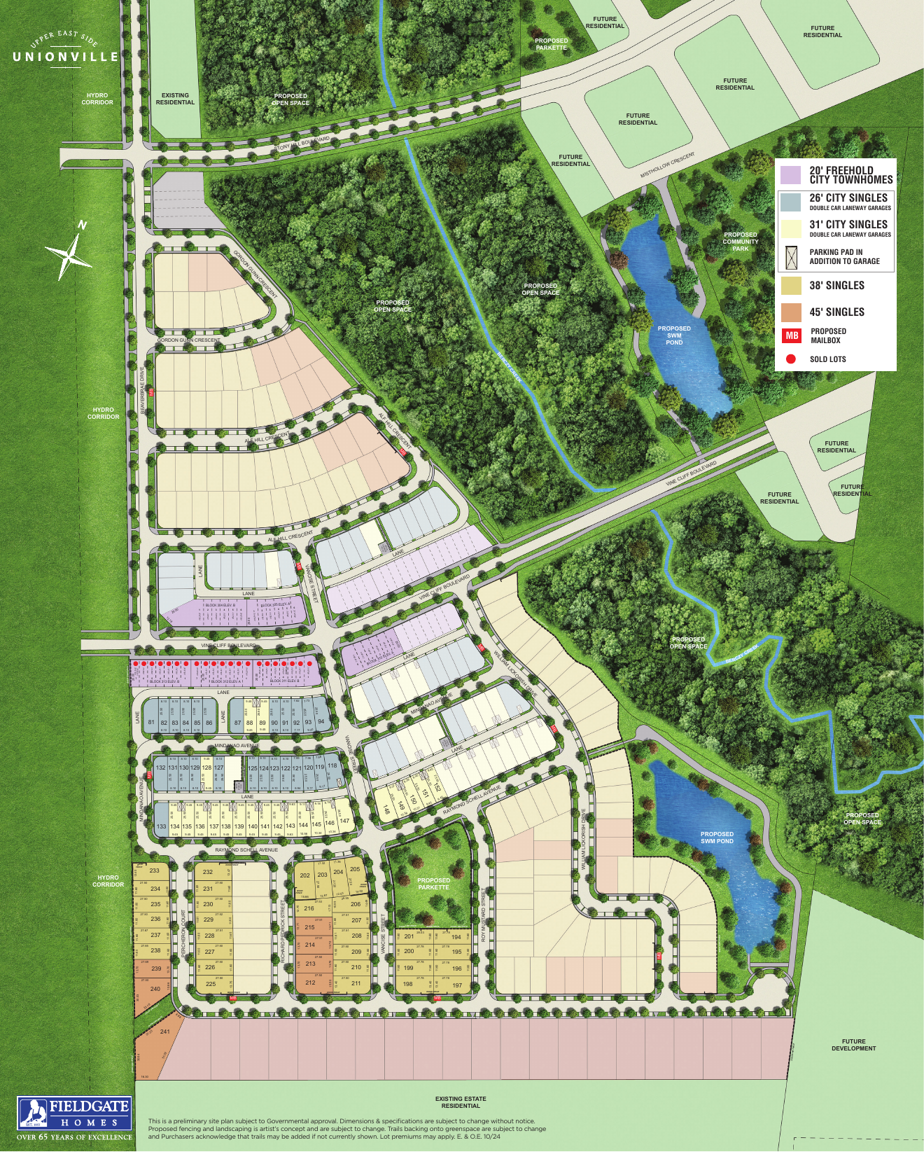 UpperEast Side Unionville phase one site plan preview
